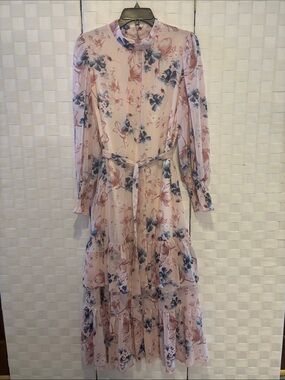 Pink Floral Dress